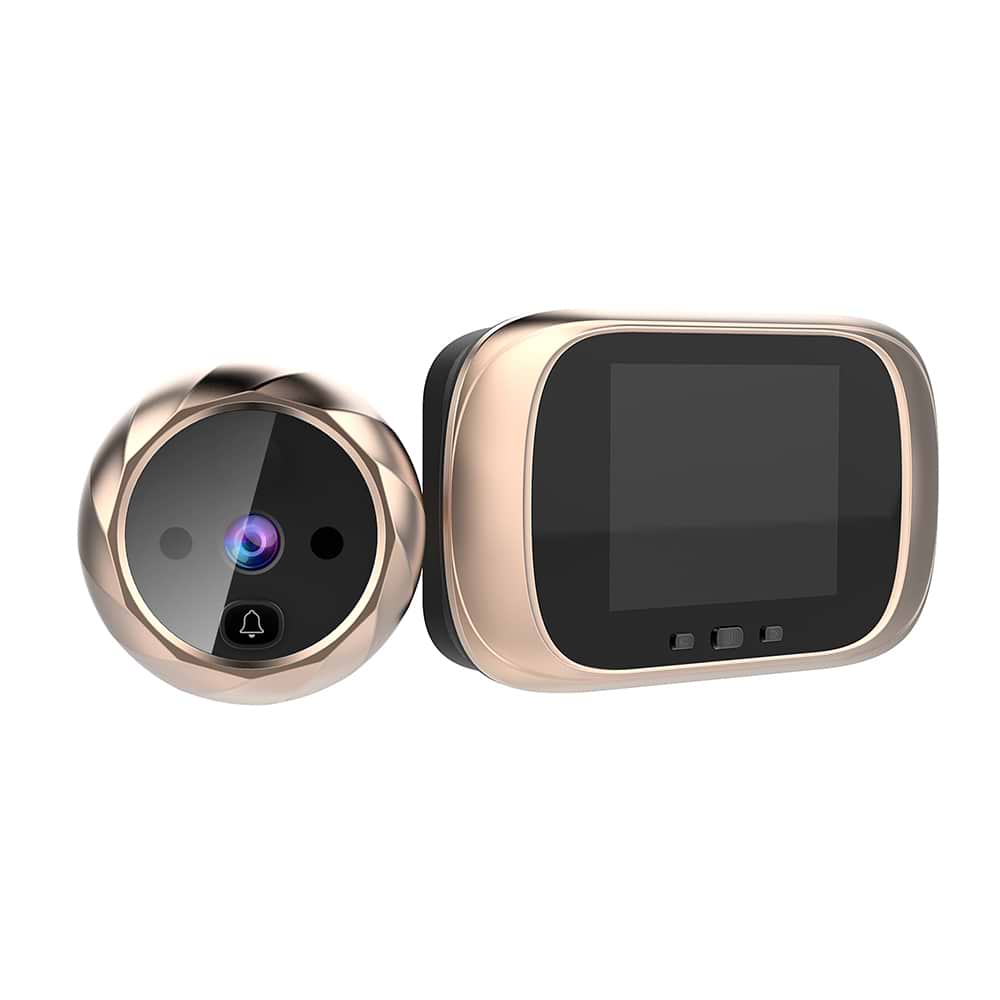 עינית חכמה BDK DD1 לדלת עם מסך LCD צבעוני בגודל  