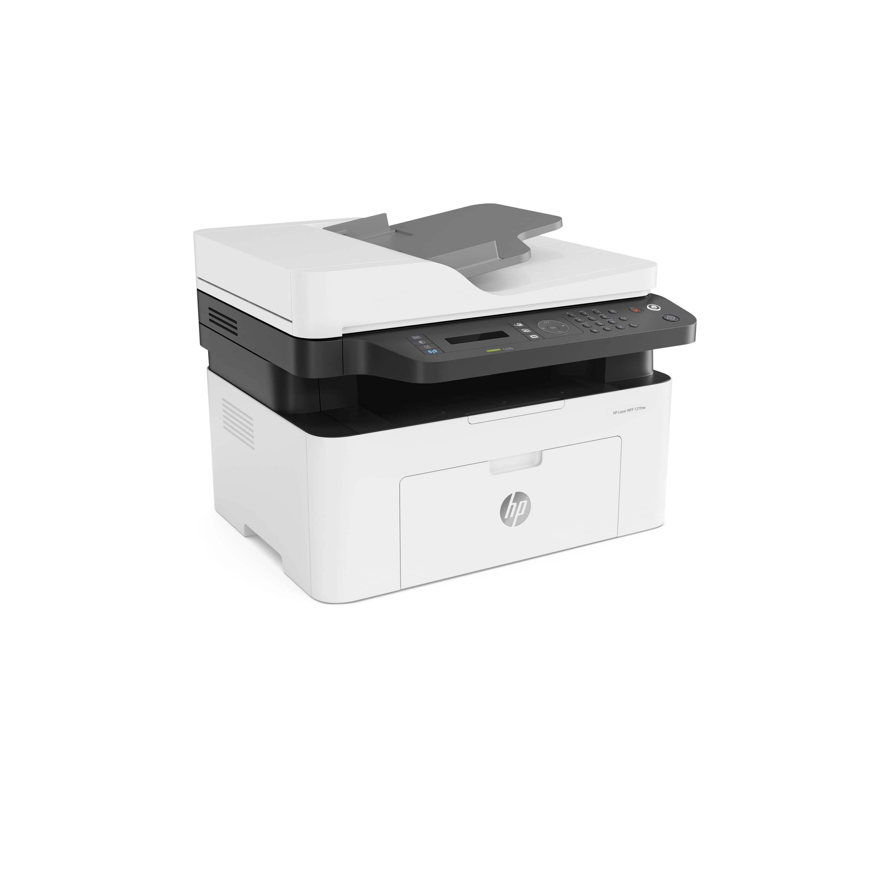 מדפסת לייזר אלחוטית משולבת HP Laser MFP 137fnw - צבע לבן שנה אחריות ע