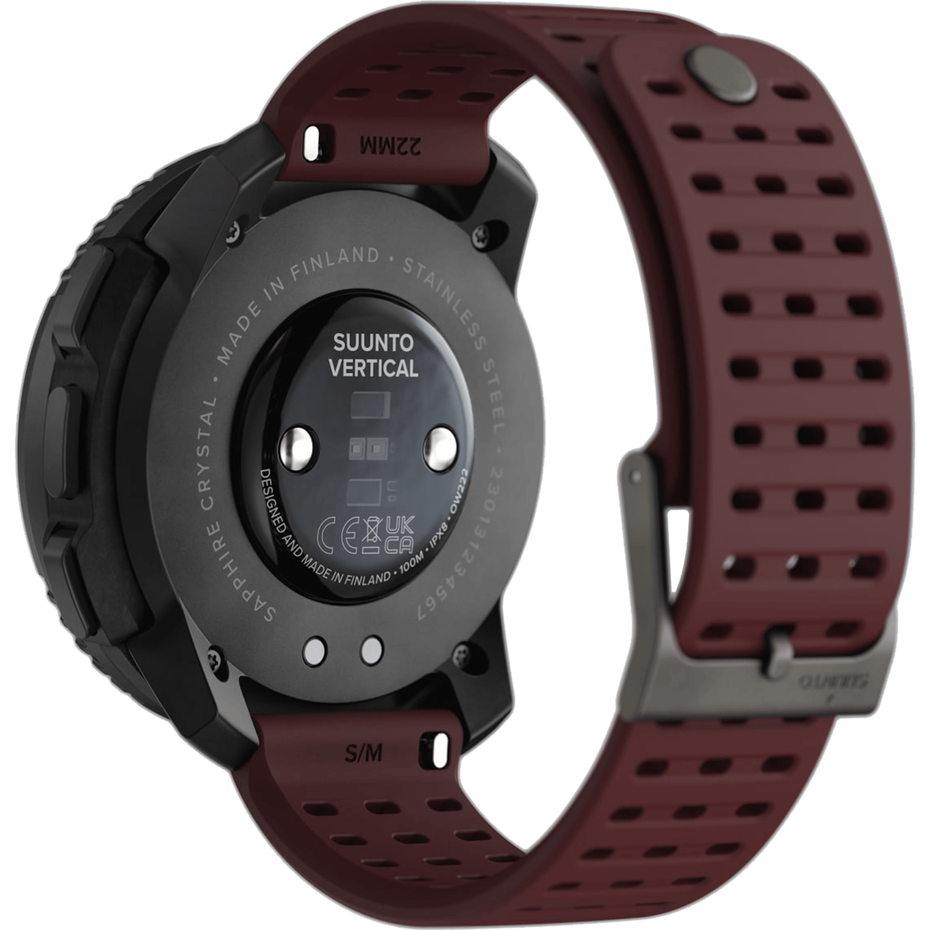 שעון ספורט חכם Suunto Vertical GPS 49mm - צבע שחור ובורדו שנתיים אחריות ע