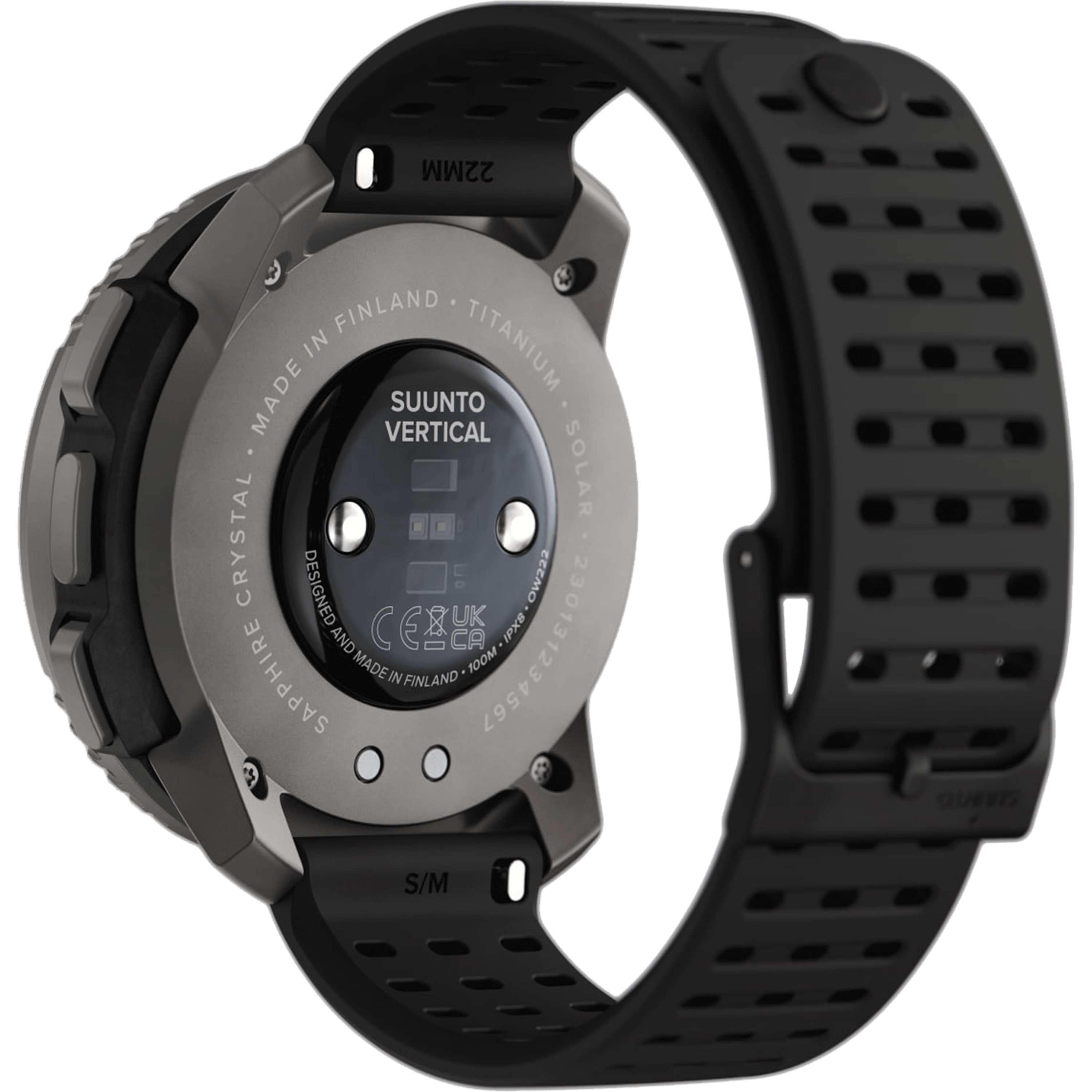 שעון ספורט חכם Suunto Vertical Titanium Solar 49mm - צבע שחור שנתיים אחריות ע