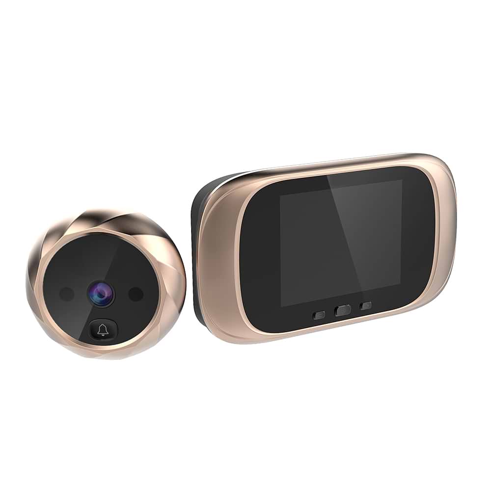 עינית חכמה BDK DD1 לדלת עם מסך LCD צבעוני בגודל  