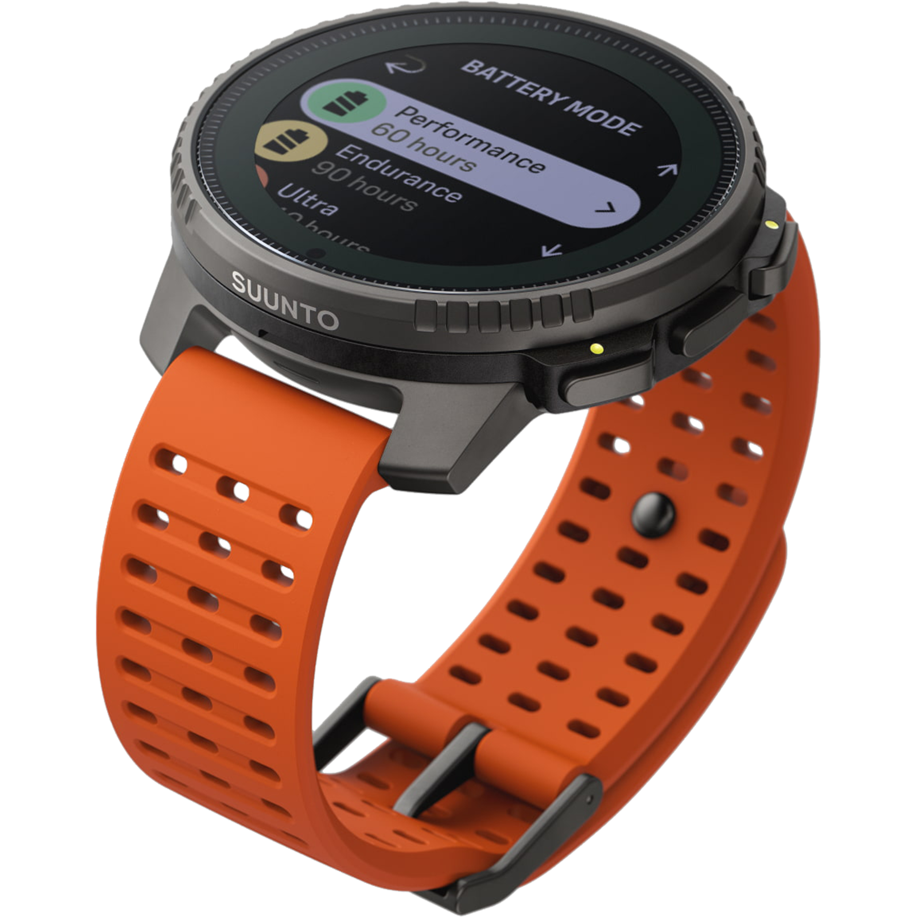 שעון ספורט חכם Suunto Vertical Titanium Solar 49mm - צבע שחור וכתום שנתיים אחריות ע