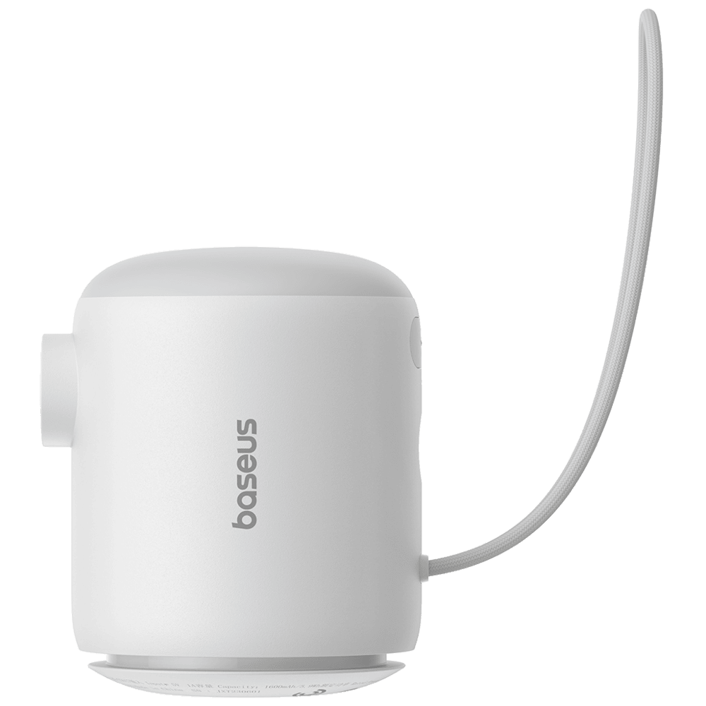 משאבה חשמלית Baseus PocketGo - צבע לבן שנה אחריות ע