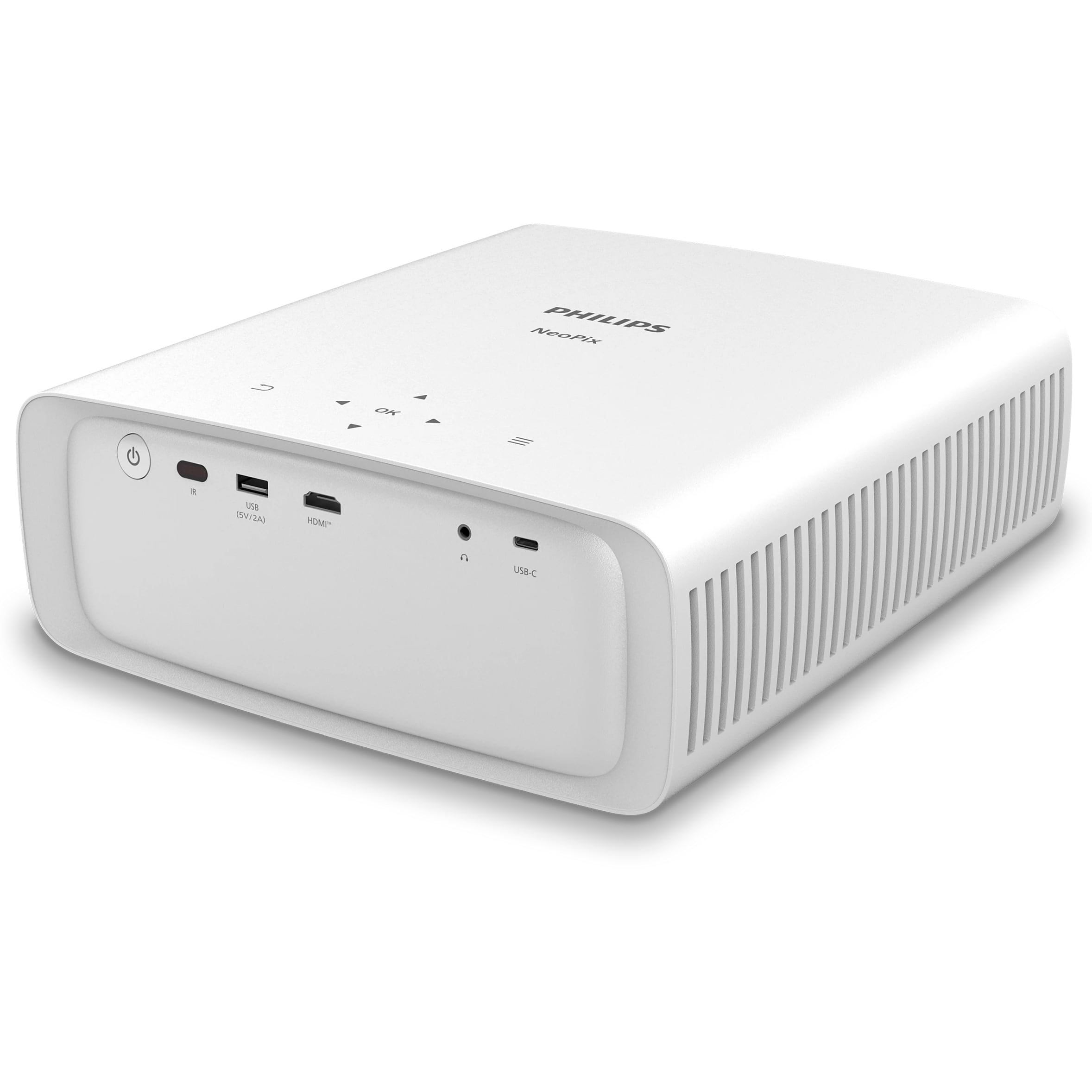 מקרן וידאו Philips NeoPix 550 FHD - צבע לבן שנה אחריות ע