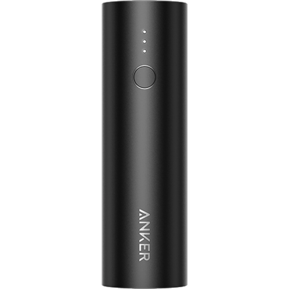 סוללת גיבוי Anker PowerCore 5000mAh - צבע שחור שנה אחריות ע