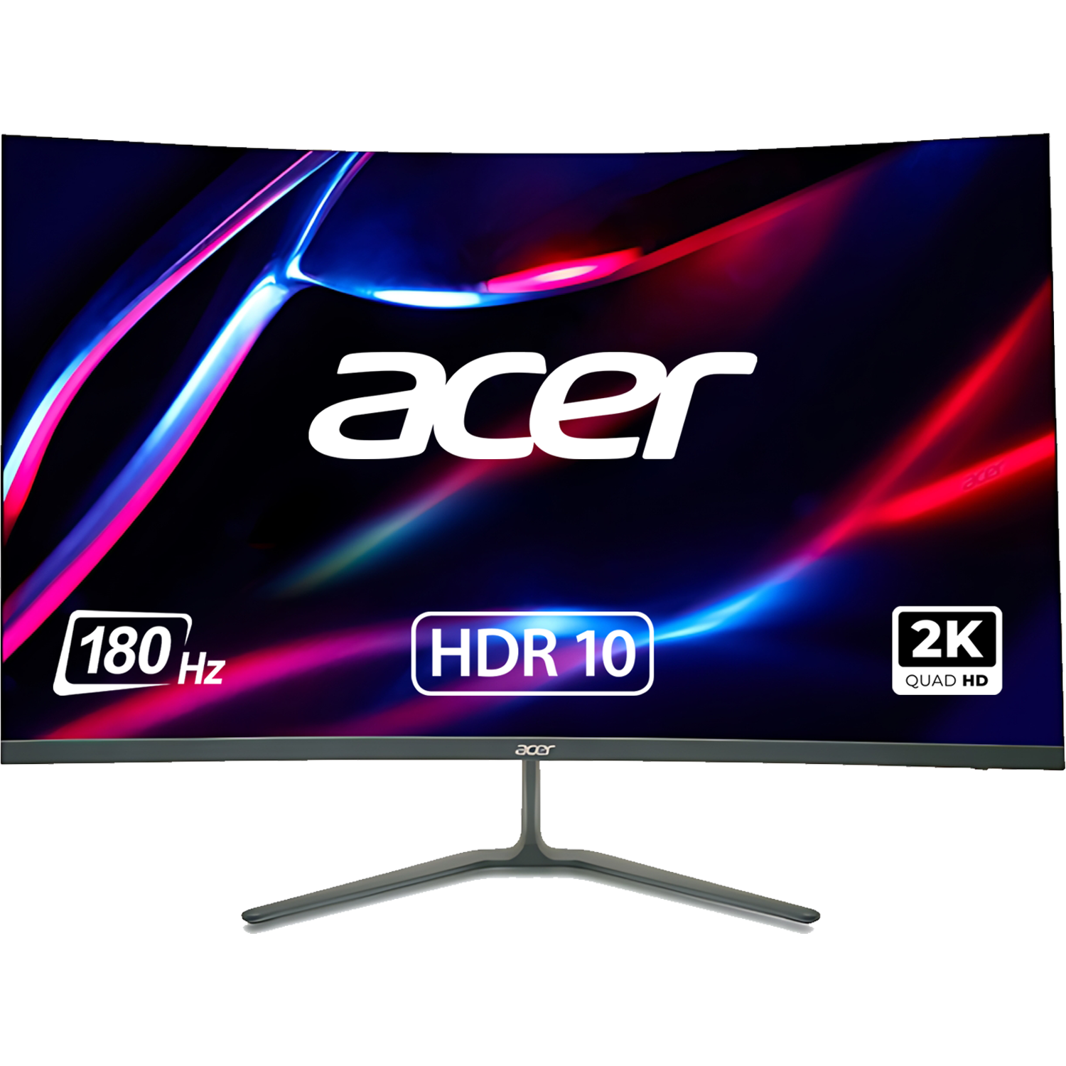 מסך מחשב גיימינג קעור 31.5'' Acer Nitro ED320QU S3 FreeSync VA WQHD 1ms 180Hz - צבע שחור שלוש שנות אחריות ע