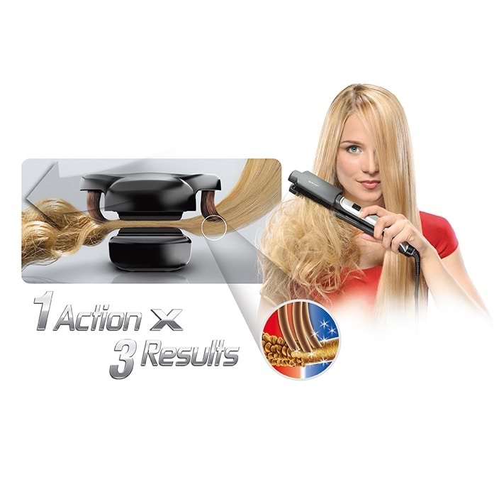מחליק שיער מקצועי SWISS'X SUPER Brush & Shine Set VALERA 2015