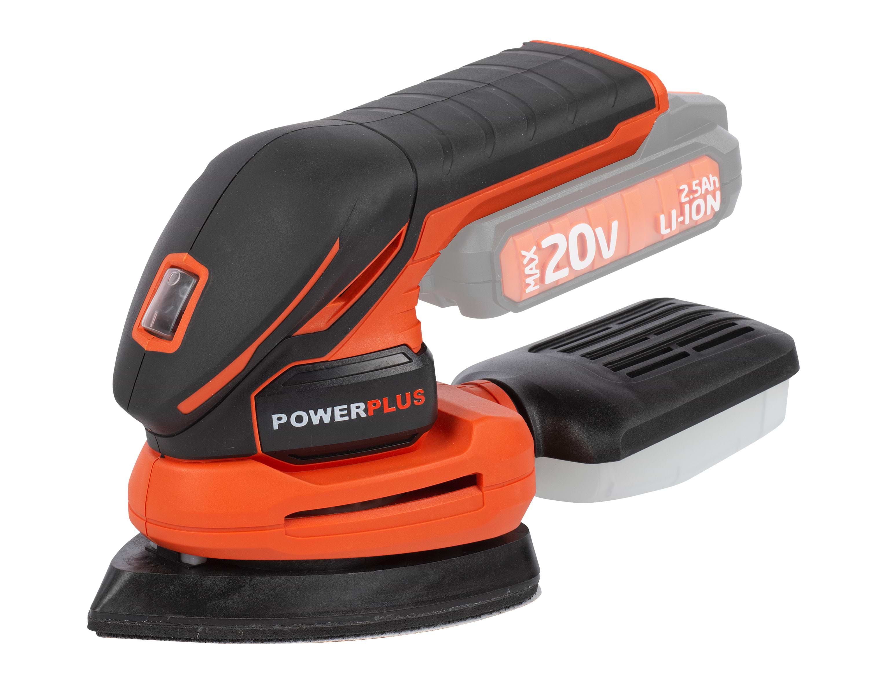 משייפת נטענת 20V דגם VARO POWDP5020 POWERPLUS - גוף בלבד