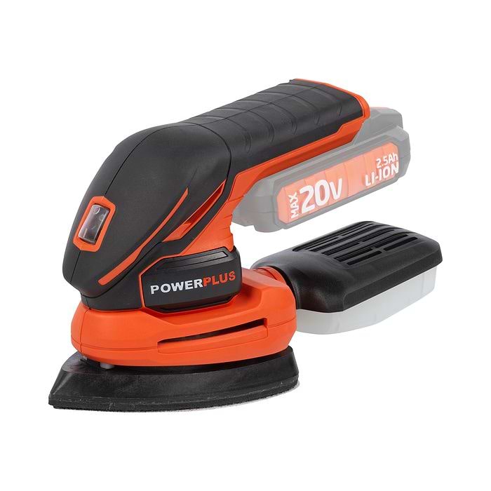 משייפת נטענת 20V דגם VARO POWDP5020 POWERPLUS - גוף בלבד