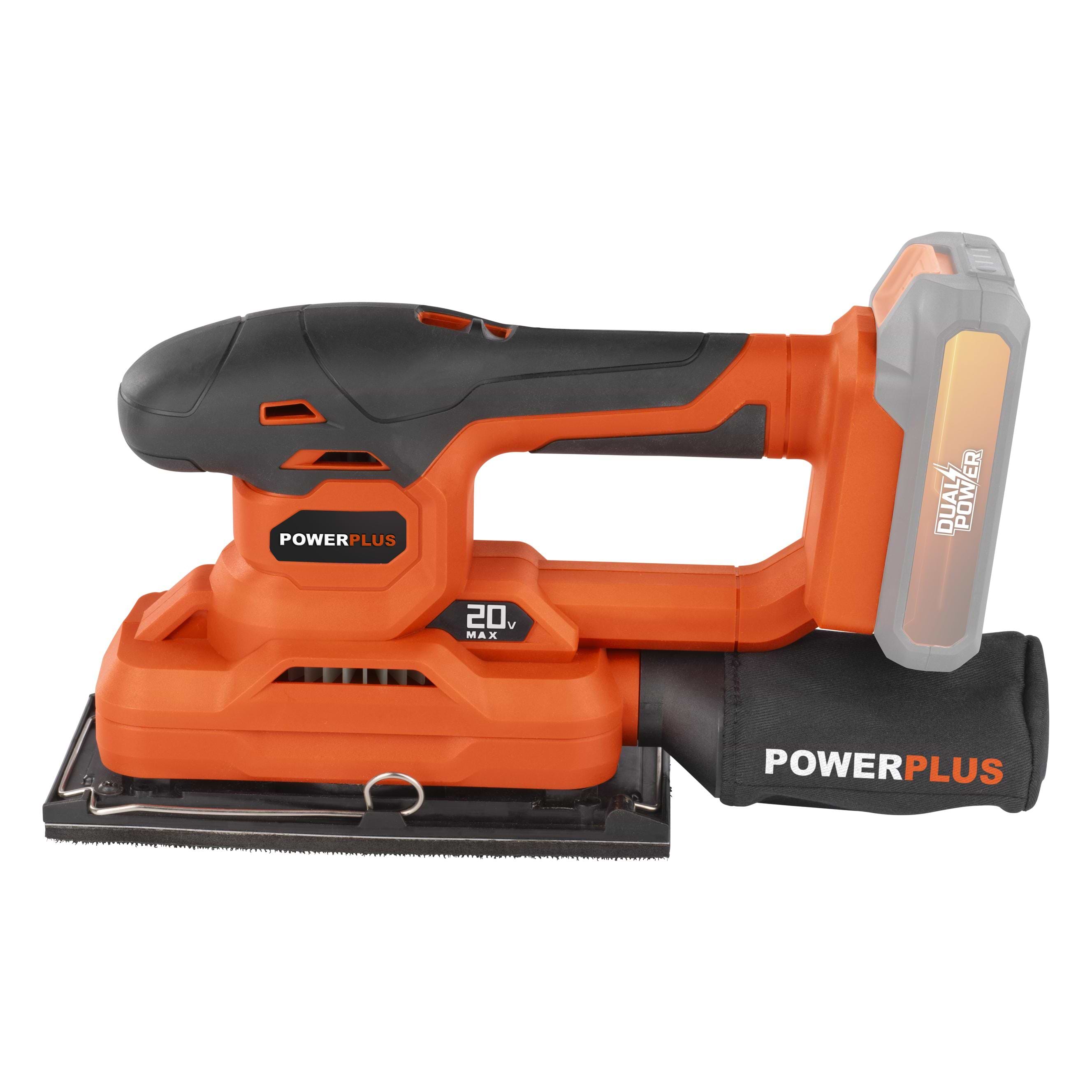 מלטשת גימור 20V (לא כולל סוללה) POWER PLUS 106 POWDP503000 1616