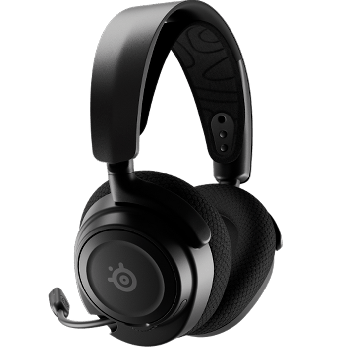 אוזניות גיימינג אלחוטיות SteelSeries Arctis Nova 7 - צבע שחור שנתיים אחריות עי היבואן הרשמי
