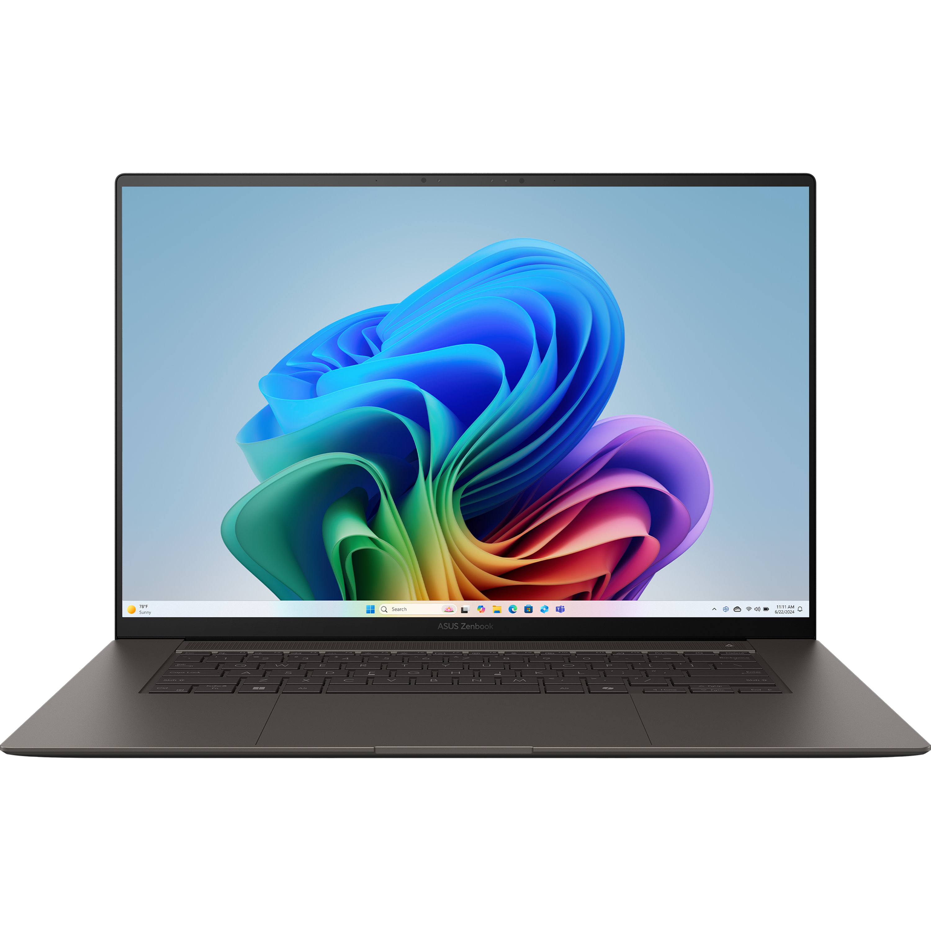 מחשב נייד עם מסך מגע Asus Zenbook S 16 UM5606WA-RJ241X - Ryzen AI 9 HX 370 2TB SSD 32GB RAM Windows 11 Pro - צבע אפור כהה שלוש שנות אחריות ע