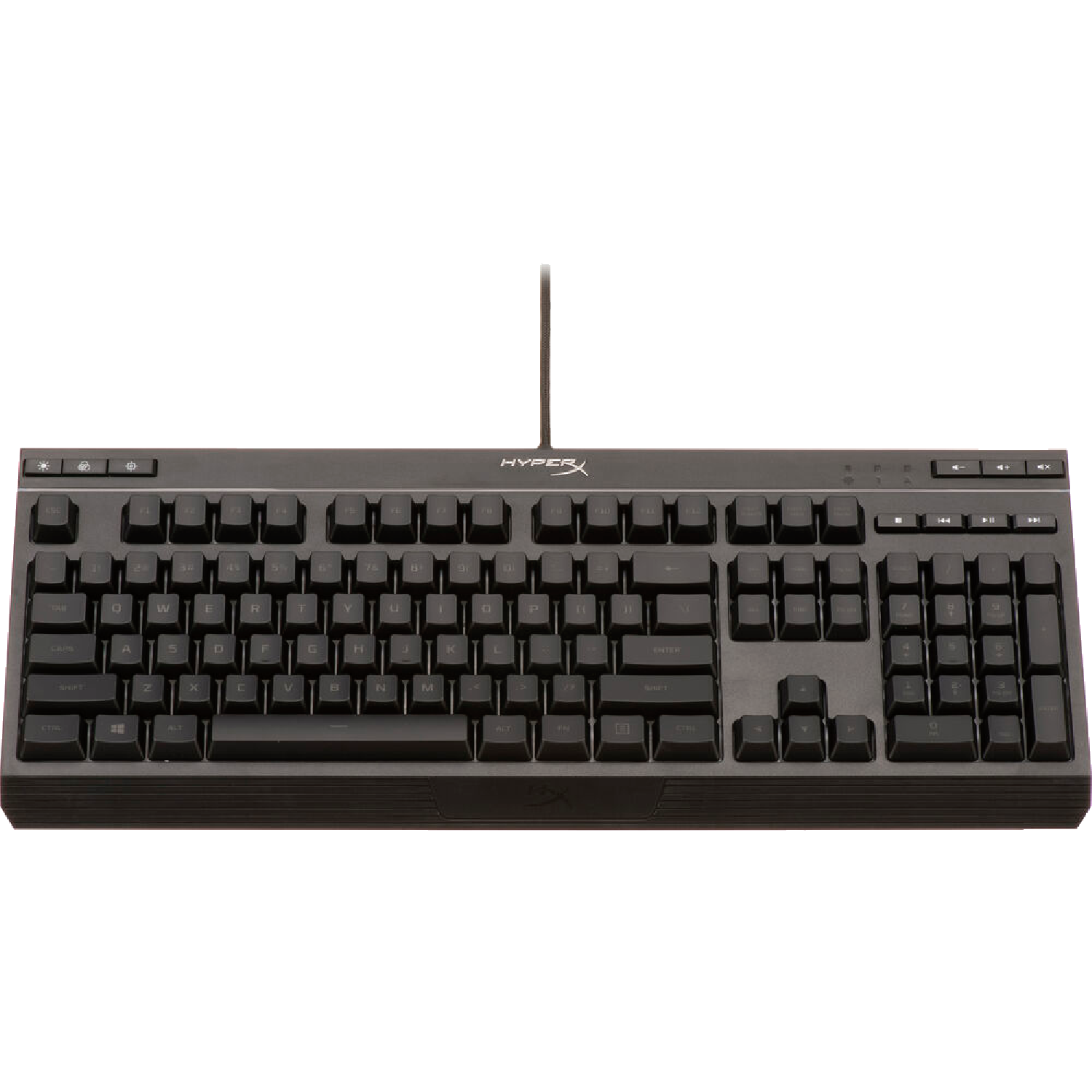 מקלדת גיימינג חוטית HyperX Alloy Core RGB - צבע שחור שנתיים אחריות ע