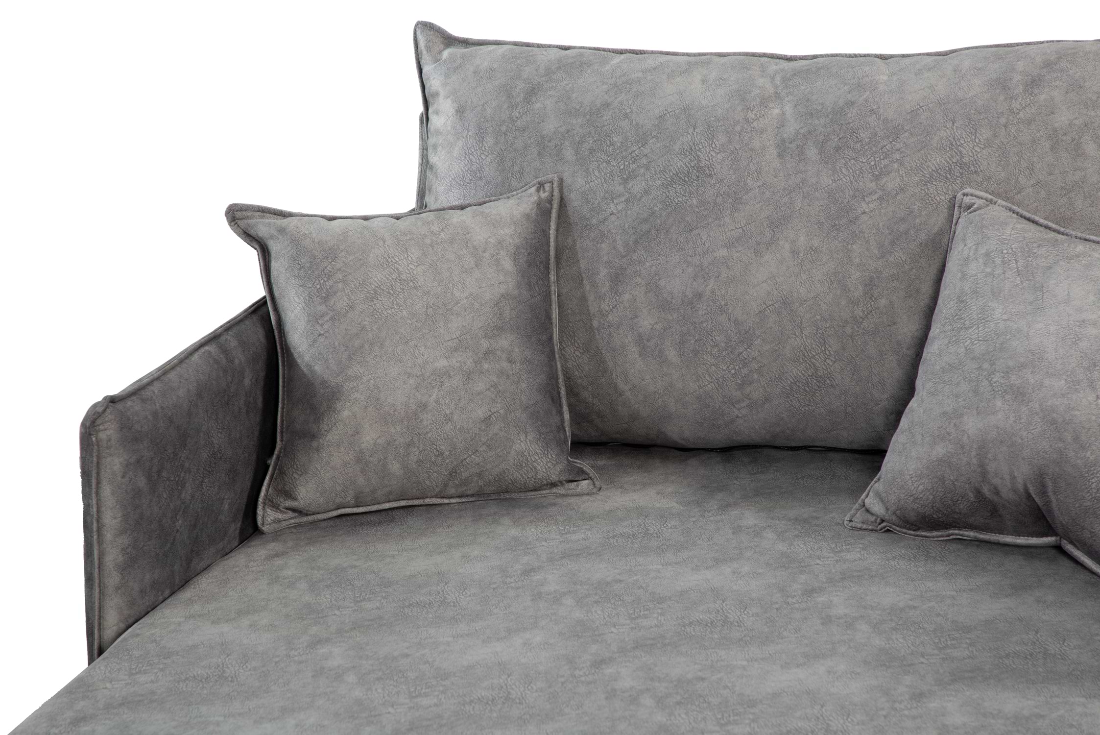 כורסת Love Seat (לאב סיט) מפנקת לגונה Leonardo צבע אפור בהיר