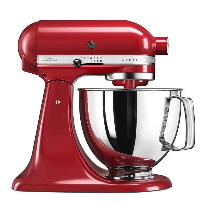 מיקסר 4.8 ליטר KitchenAid Artisan 5KSM125EER/IER צבע אדום אחריות תוצרת ארצות הברית אחריות ניופאן יבואן רשמי