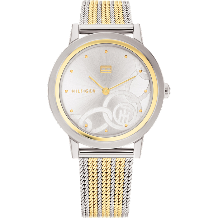 שעון יד לאישה Tommy Hilfiger Maya 1782440 34mm - צבע זהב/כסף אחריות לשנתיים