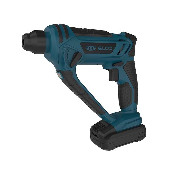 פטישון עם ביטים ומתאם פוטר אלקו דגם ELCO ELPT-HAMMER 20V