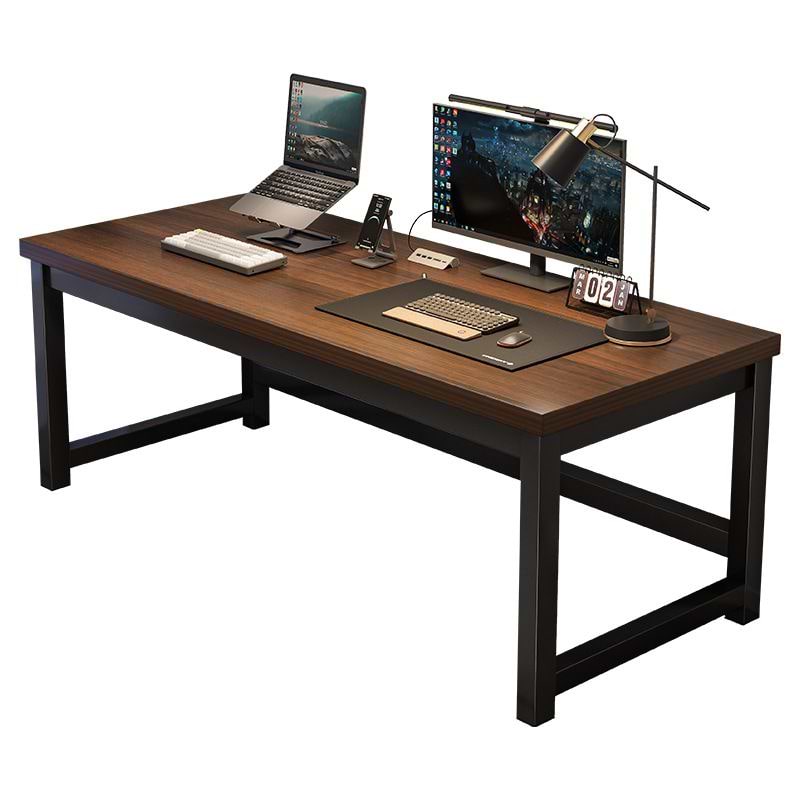 שולחן מחשב / כתיבה דגם RSM-2036 רוחב 1 מטר צבע שלדה שחורה משולב עץ מבית Rosso italy 