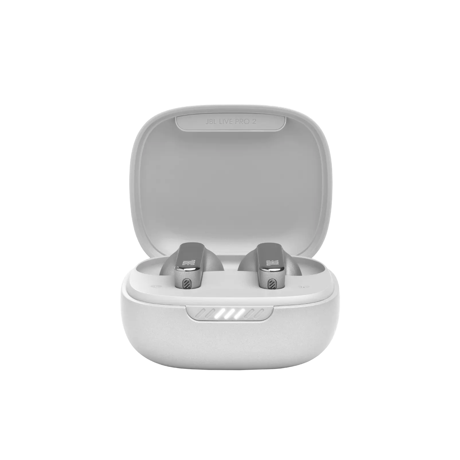 אוזניות אלחוטיות עם סינון רעשים אקטיבי JBL Live Pro 2 TWS - צבע כסף שנה אחריות ע