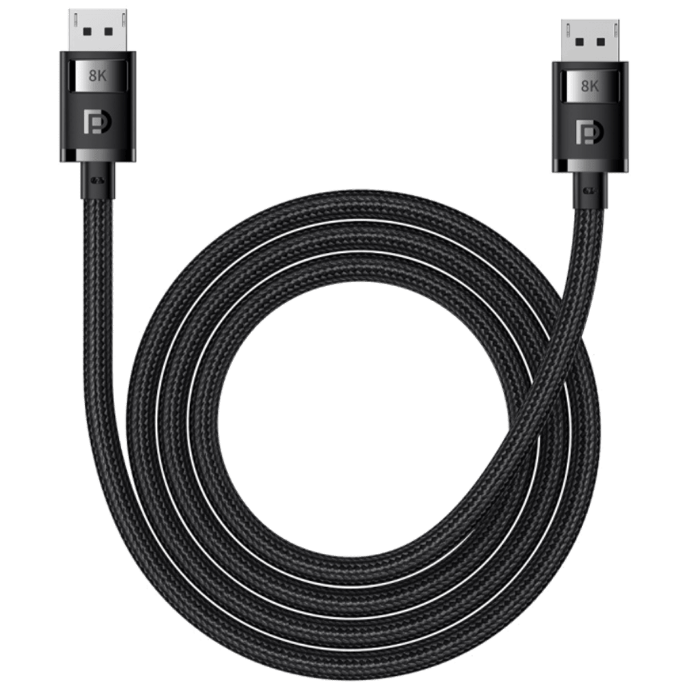 כבל באורך 5 מטר Baseus DP to DP - 8K to DP 8K - צבע שחור שנה אחריות ע