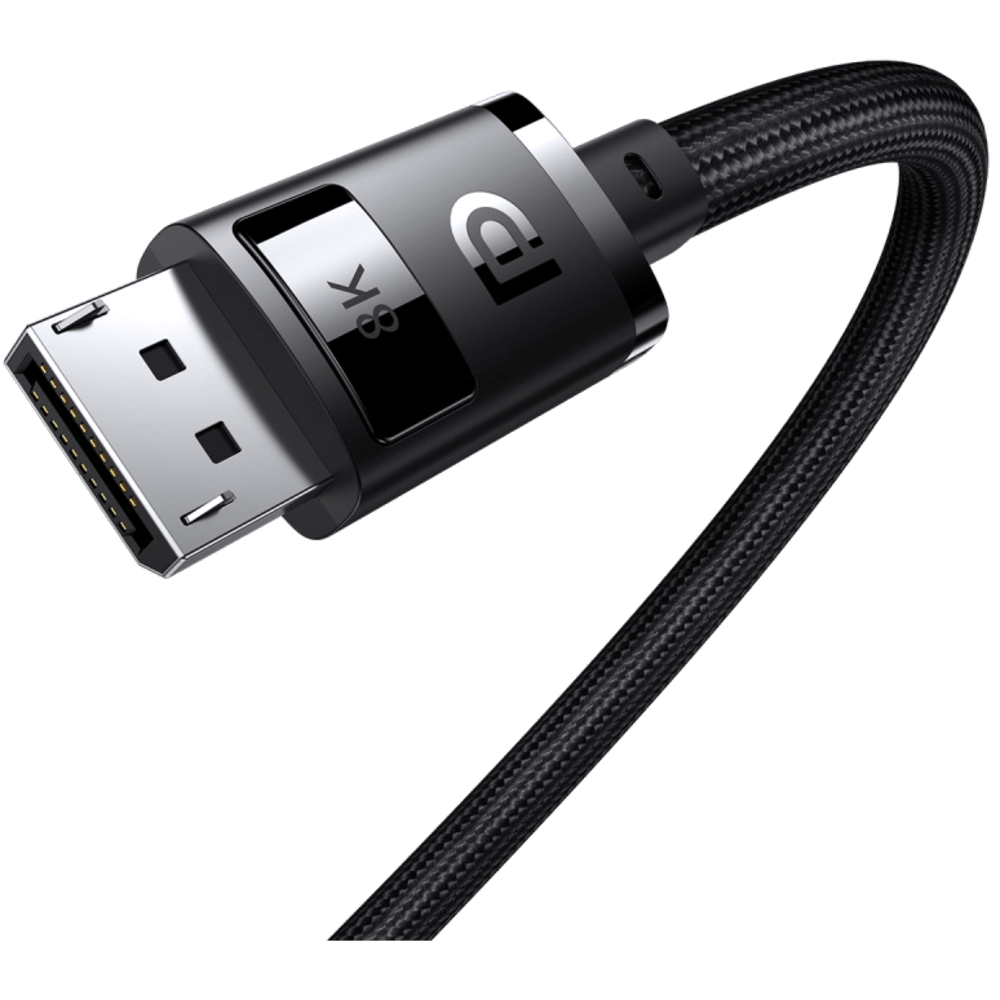 כבל באורך 5 מטר Baseus DP to DP - 8K to DP 8K - צבע שחור שנה אחריות ע