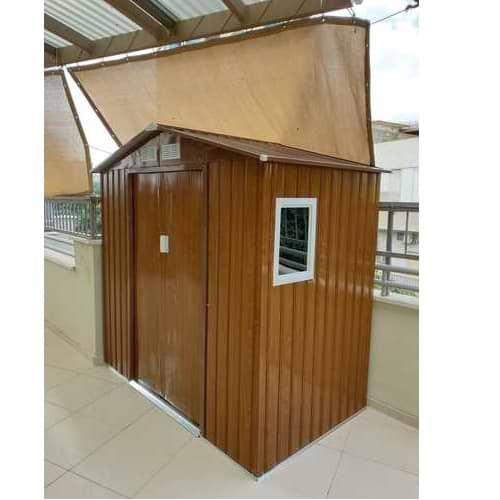 מחסן מתכת פרימיום דמוי עץ  GARDEN TOP W74 2.13X1.27