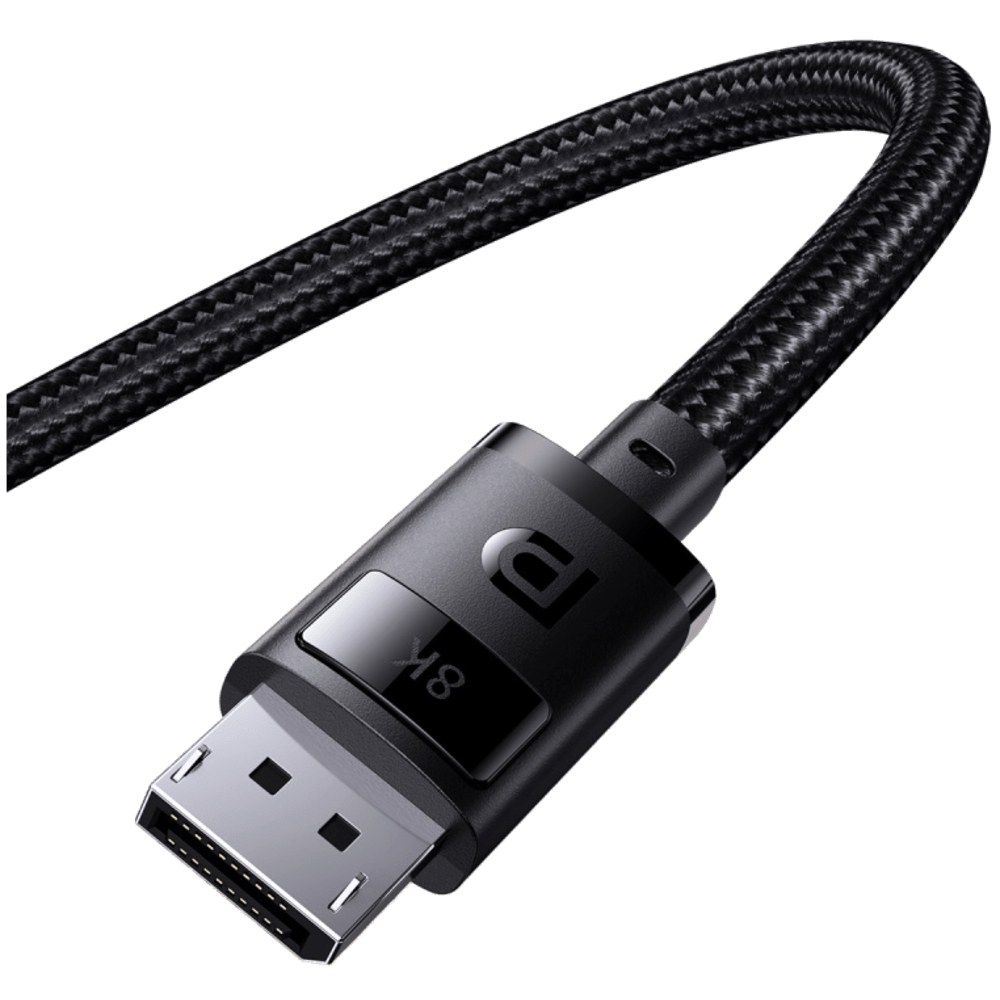 כבל באורך 5 מטר Baseus DP to DP - 8K to DP 8K - צבע שחור שנה אחריות ע