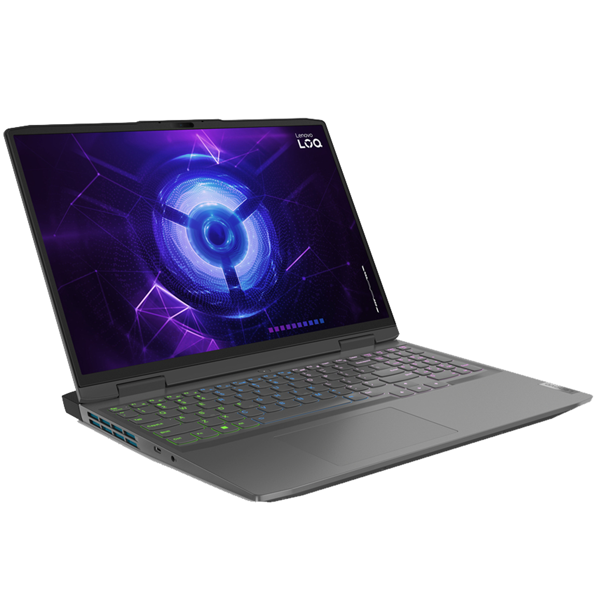 מחשב נייד גיימינג Lenovo LOQ 15IRH8 - 82XV00H9IV - Core i5-13420H RTX 4050 512GB SSD 16GB RAM Windows 11 - צבע אפור שנה אחריות ע