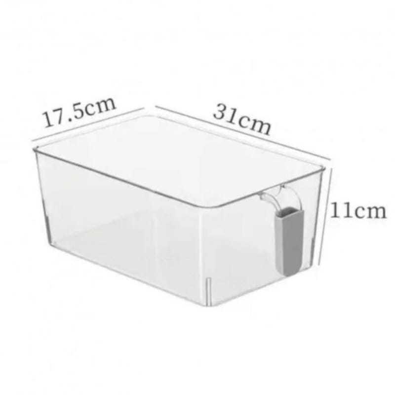 סט 4 קופסאות אחסון למקרר עם ידיות S-free 