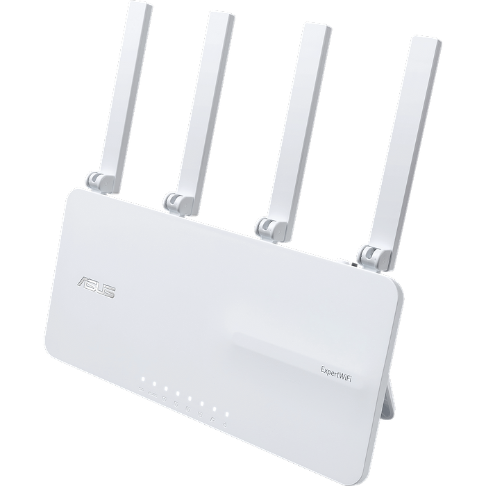 ראוטר אלחוטי Asus ExpertWiFi EBR63 AX3000 WiFi 6 - צבע לבן שלוש שנות אחריות עי היבואן הרשמי