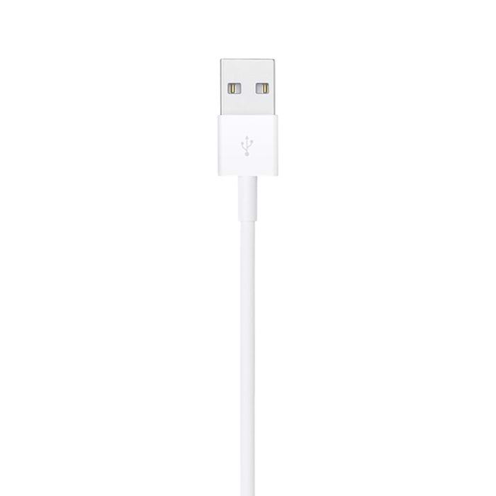 כבל טעינה וסנכרון Apple Lightning to USB Cable באורך שני מטר - צבע לבן שנה אחריות עי היבואן הרשמי
