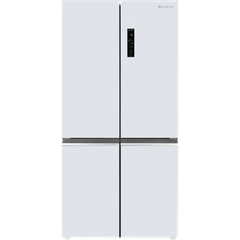 מקרר 4 דלתות Electra EL685GW בנפח 600 ליטר - גימור זכוכית לבנה