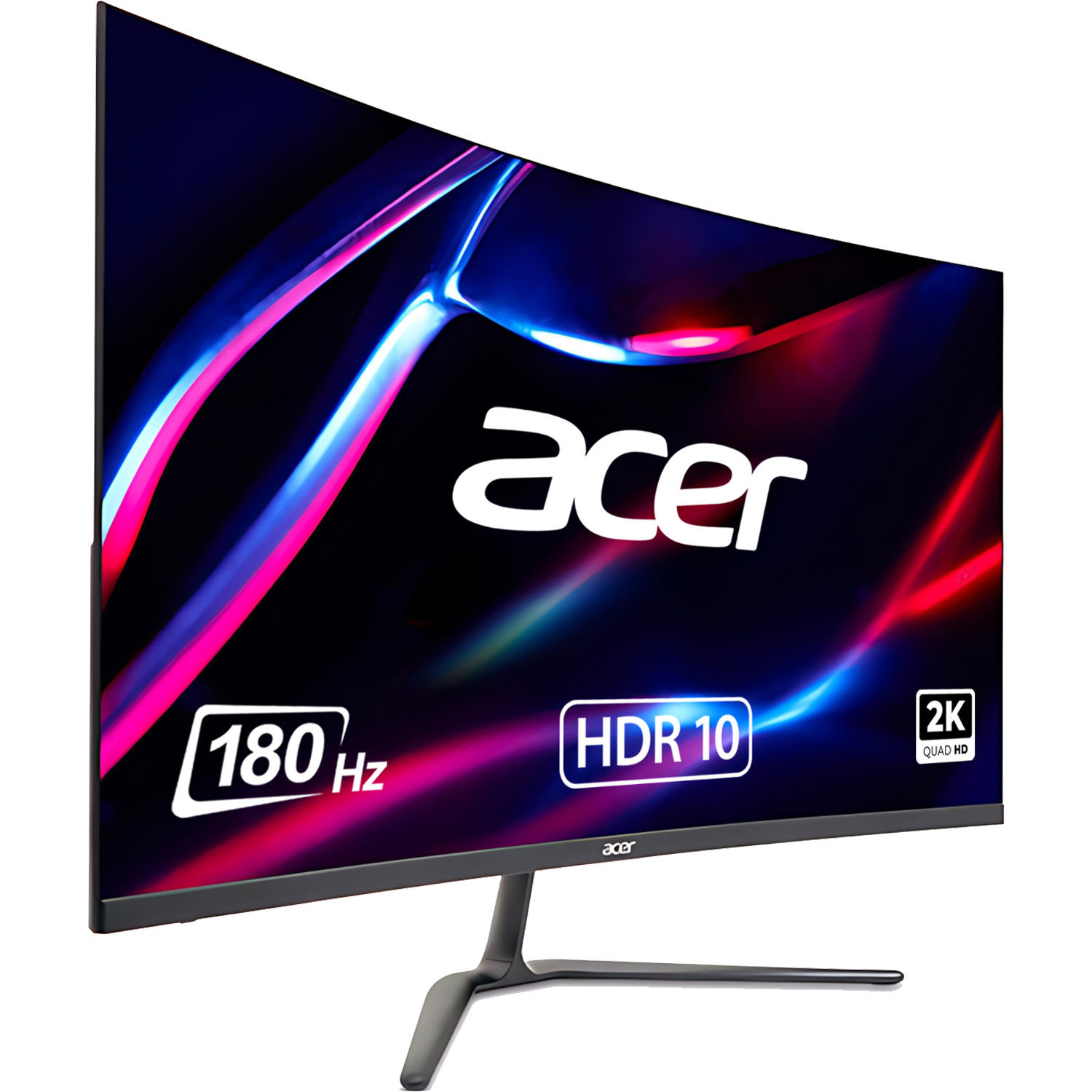 מסך מחשב גיימינג קעור 31.5'' Acer Nitro ED320QU S3 FreeSync VA WQHD 1ms 180Hz - צבע שחור שלוש שנות אחריות ע