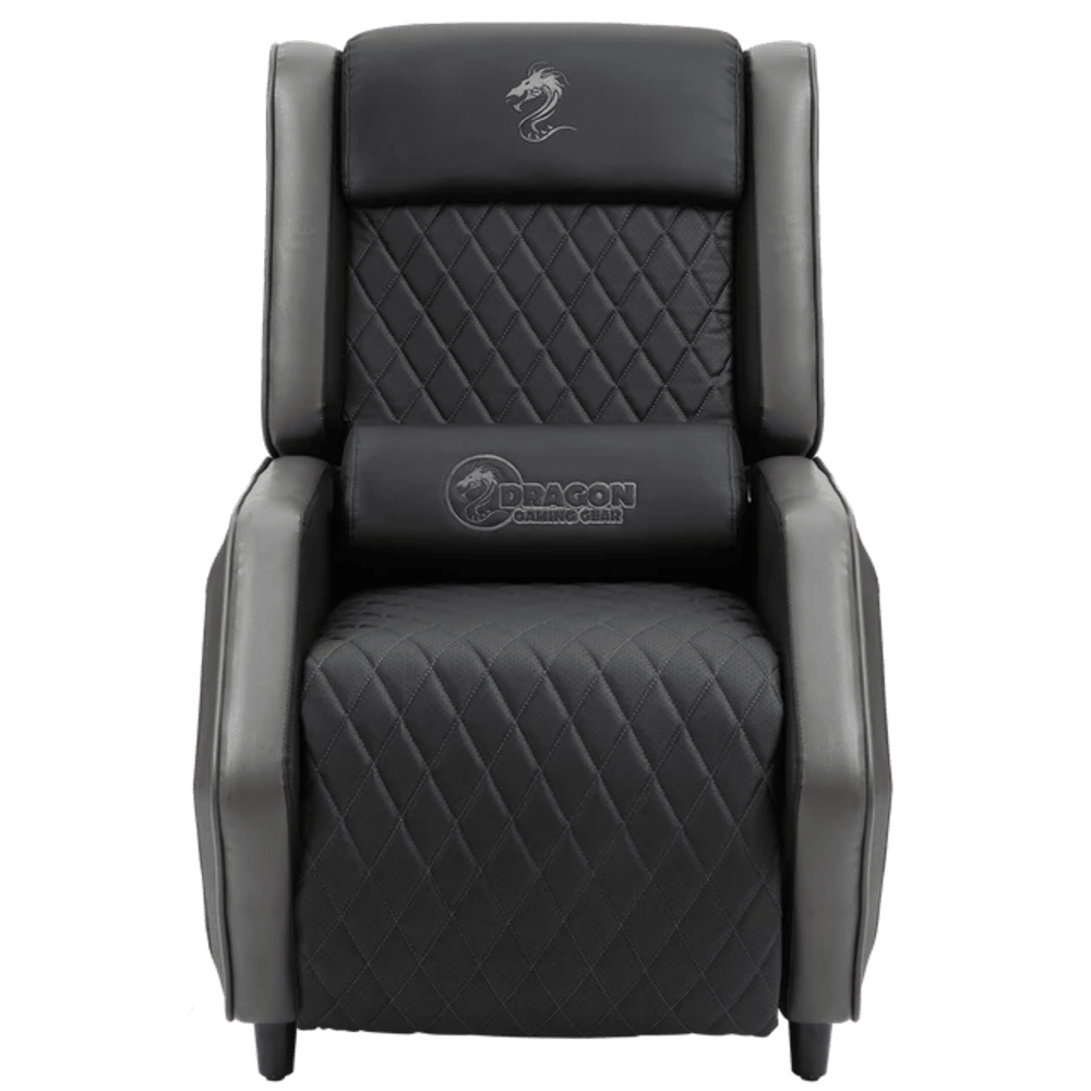 כורסאת גיימינג Dragon Pro DLX - צבע שחור ואפור שנה אחריות ע״י היבואן רשמי