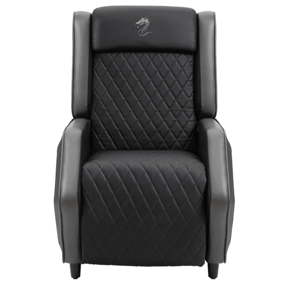 כורסאת גיימינג Dragon Pro DLX - צבע שחור ואפור שנה אחריות ע״י היבואן רשמי