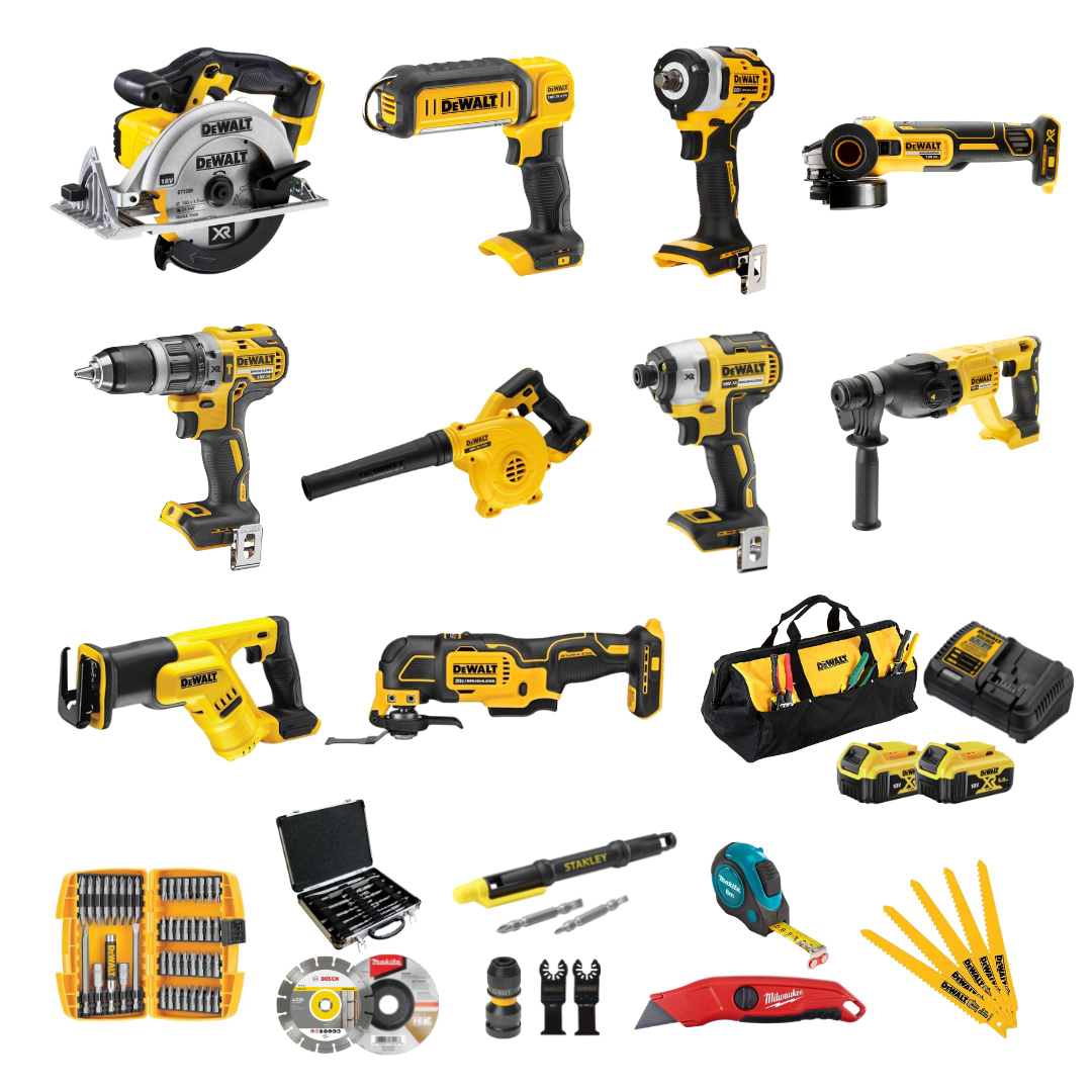 סט 10 חלקים מושלם DeWALT 