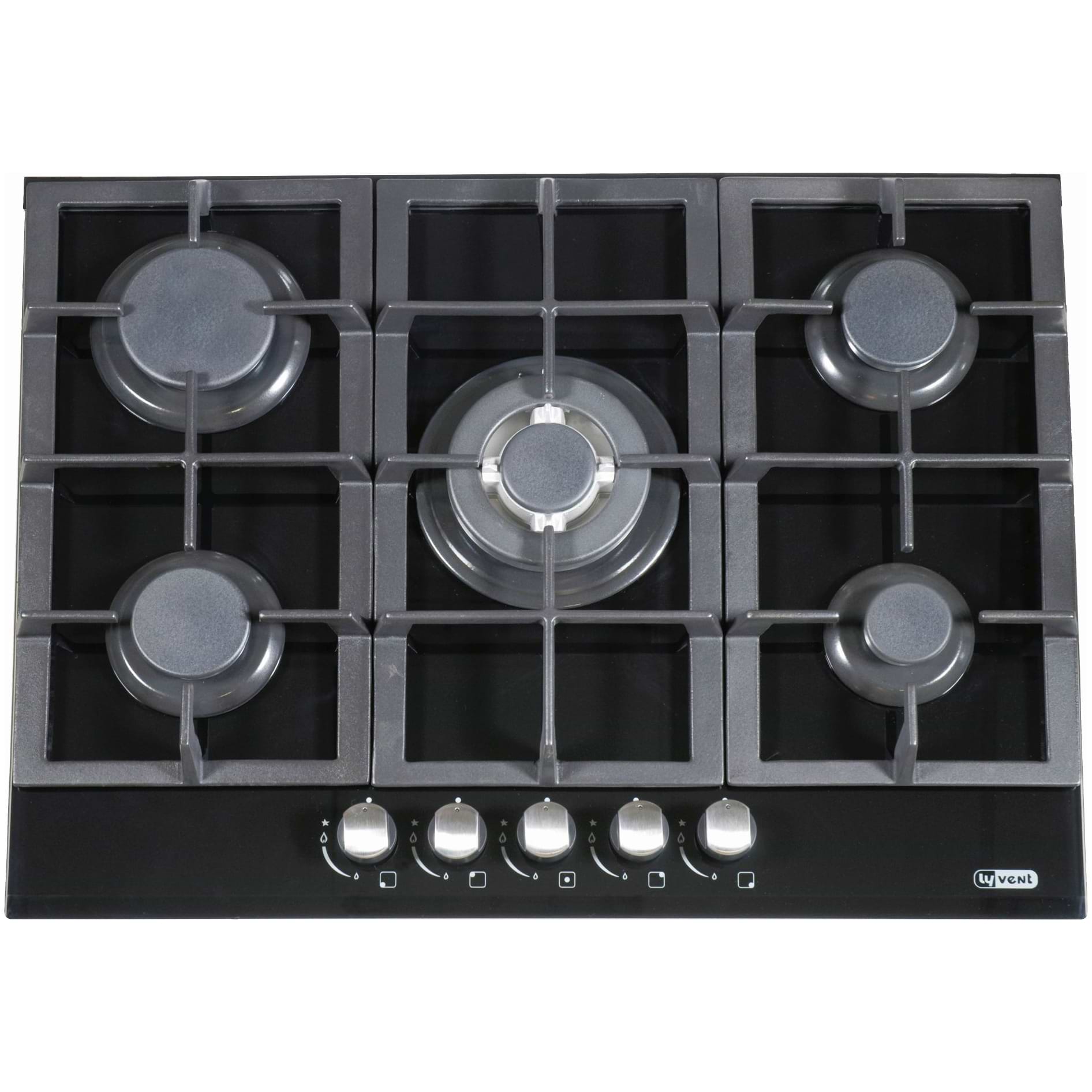 כיריים זכוכית Ly vent HOT675/679.BL - אחריות יבואן רשמי