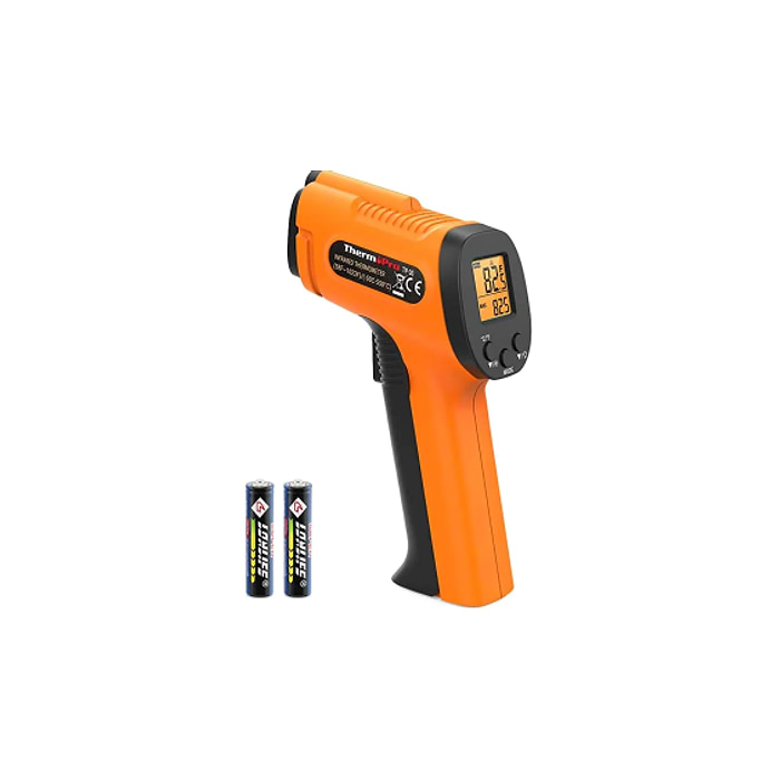 מד טמפרטורה לייזר לטאבון גז - אקדח אינפרא Thermo Pro 