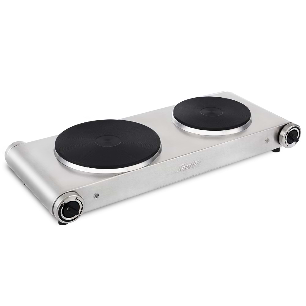 פלטה חשמלית זוגית SAUTER HP633 נירוסטה