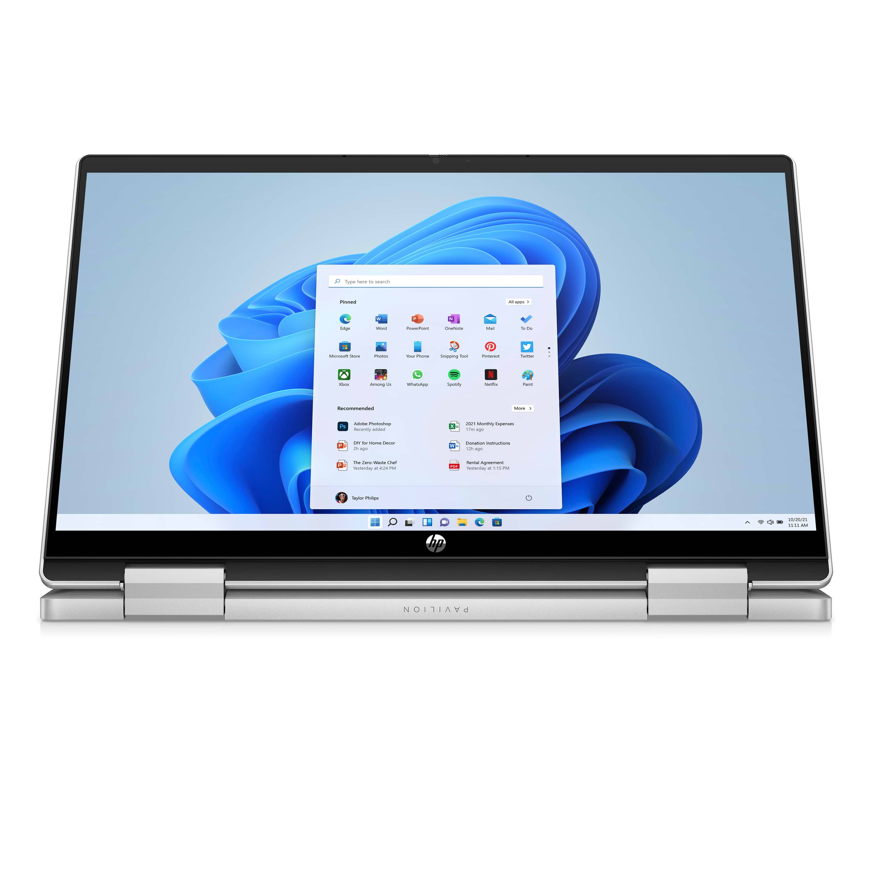 מחשב נייד עם מסך מגע HP Pavilion x360 Convertible 14-ek1005nj / 7Z557EA Core i7-1355U 512GB SSD 16GB RAM Windows 11 Home - צבע כסף שלוש שנות אחריות ע