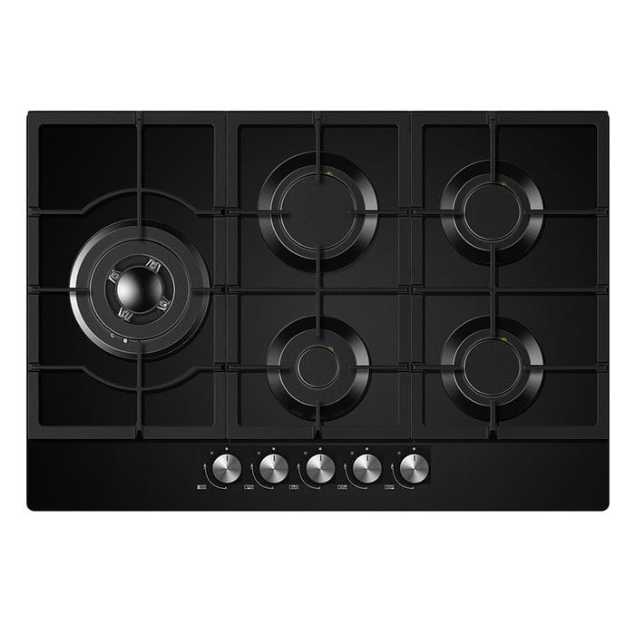 כיריים סאוטר זכוכית SHG7506 שחור 75 סמ 5 להבות Sauter - אחריות יבואן רשמי