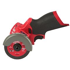 משחזת / דיסק 3" בראשלס 12V+ אביזרים 2522-20 / M12 FCOT MILWAUKEE-גוף בלבד