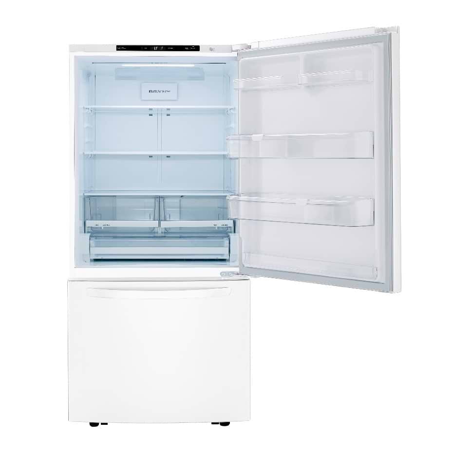 מקרר מקפיא תחתון 720 ליטר נטו LG GM859RWCE עם התקן שבת מובנה - גימור לבן אחריות ע