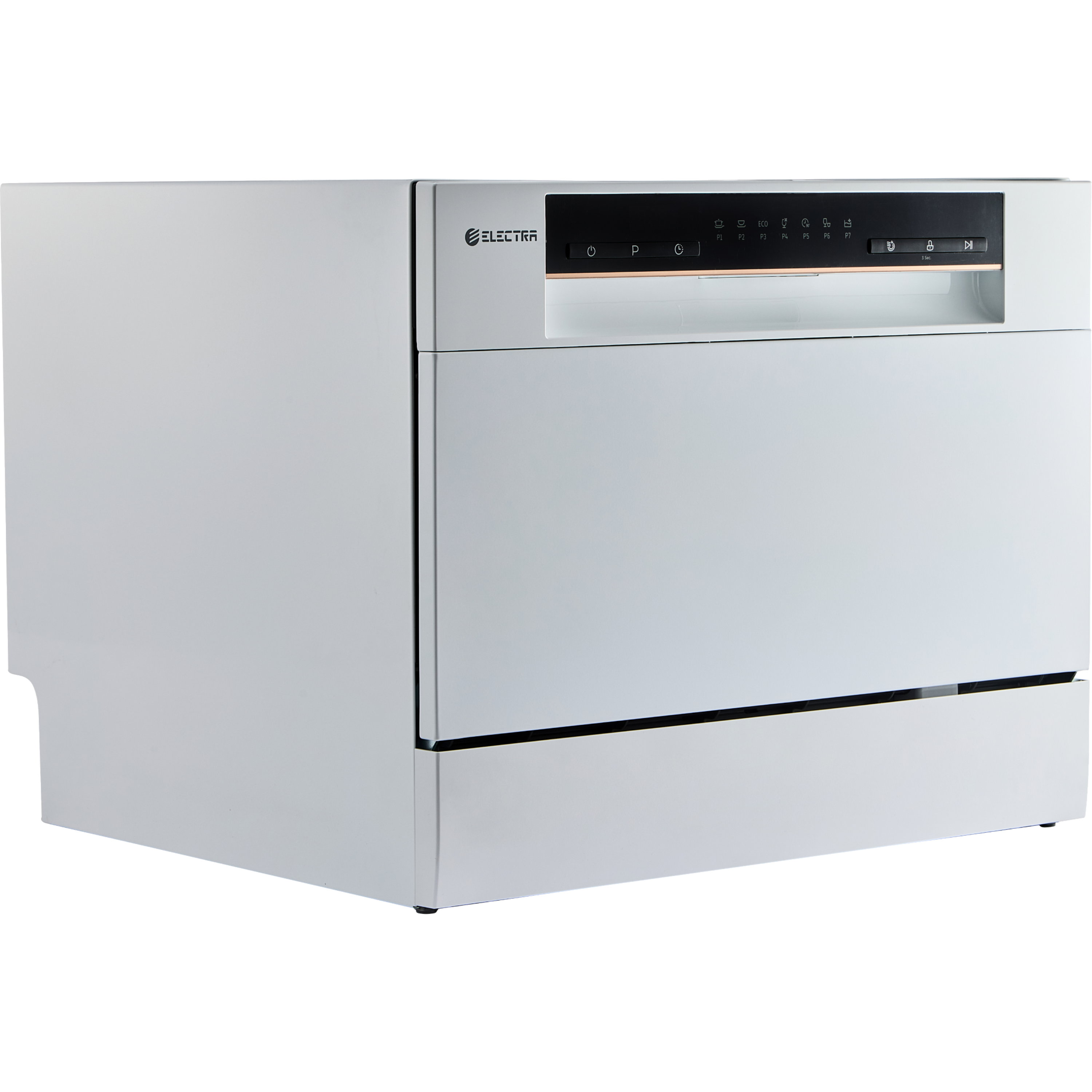 מדיח כלים על השיש ל-6 מערכות כלים Electra 6390/100109 - צבע לבן אחריות ע