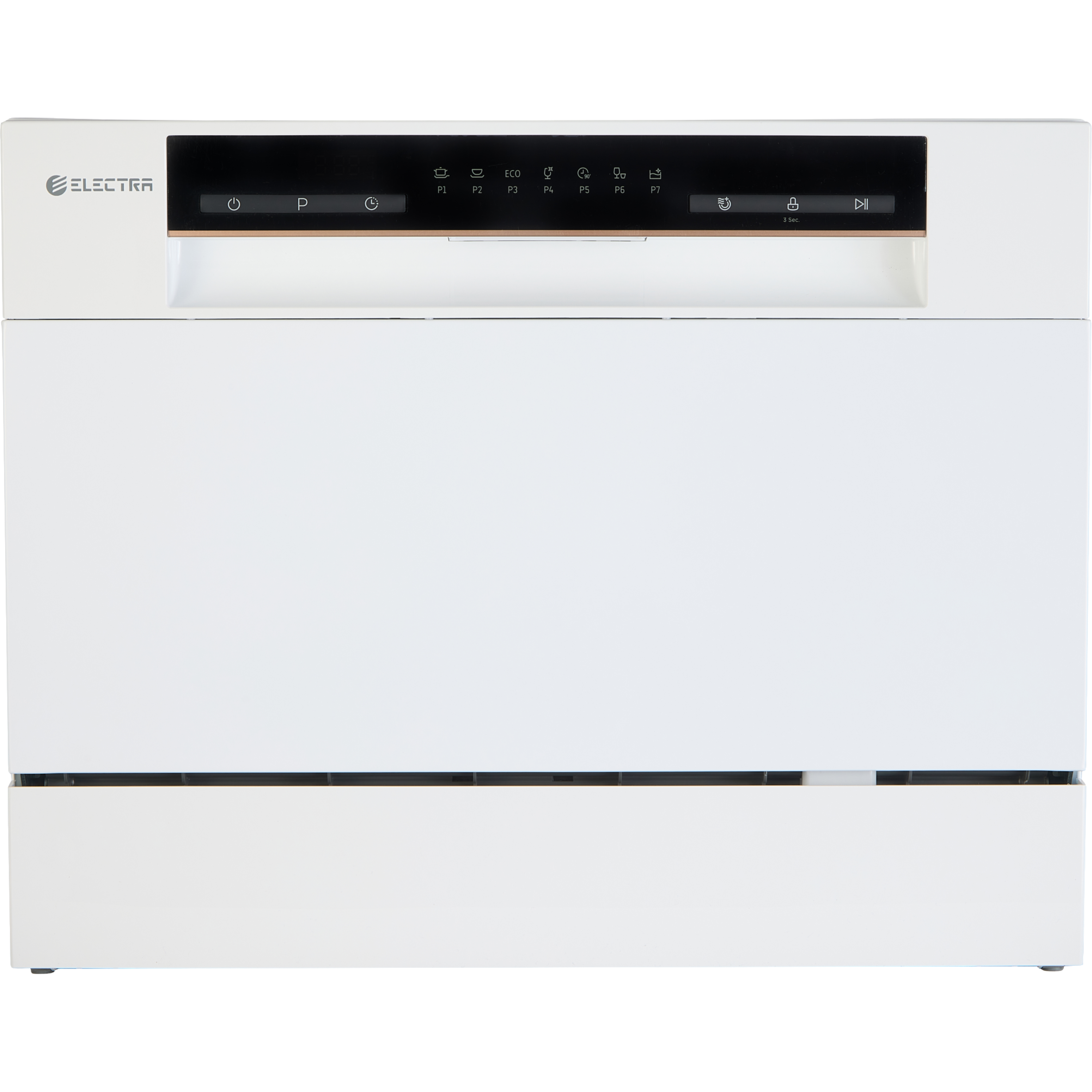 מדיח כלים על השיש ל-6 מערכות כלים Electra 6390/100109 - צבע לבן אחריות ע