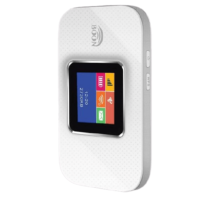 נתב נייד Boon Wi-Fi 4G 2100MAH - צבע לבן 