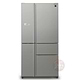 מקרר 5 דלתות שארפ SJ-R9733SL זכוכית אפורה SHARP - מנגנון שבת מהדרין - אחריות יבואן רשמי