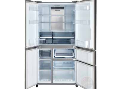 מקרר 5 דלתות שארפ SJ-R9733SL זכוכית אפורה SHARP - מנגנון שבת מהדרין - אחריות ראלקו