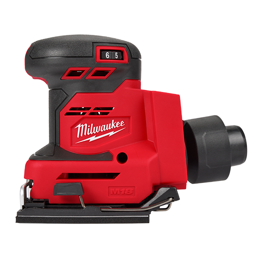 מלטשת אקצנטרית 1/4 מרובעת 18V נטענת Milwaukee 2649-20/M18 BQSS Orbital REDLITHIUM-ION - גוף בלבד