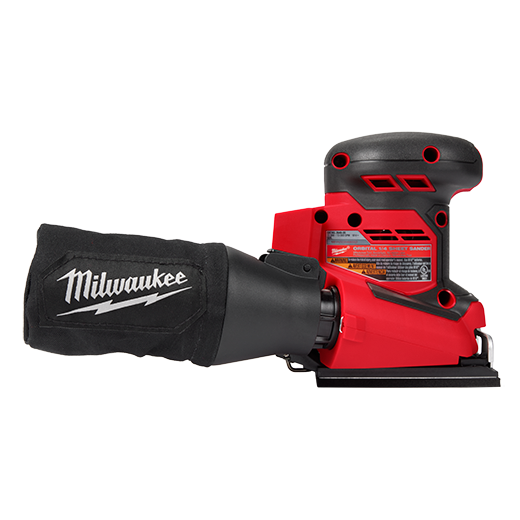 מלטשת אקצנטרית 1/4 מרובעת 18V נטענת Milwaukee 2649-20/M18 BQSS Orbital REDLITHIUM-ION - גוף בלבד